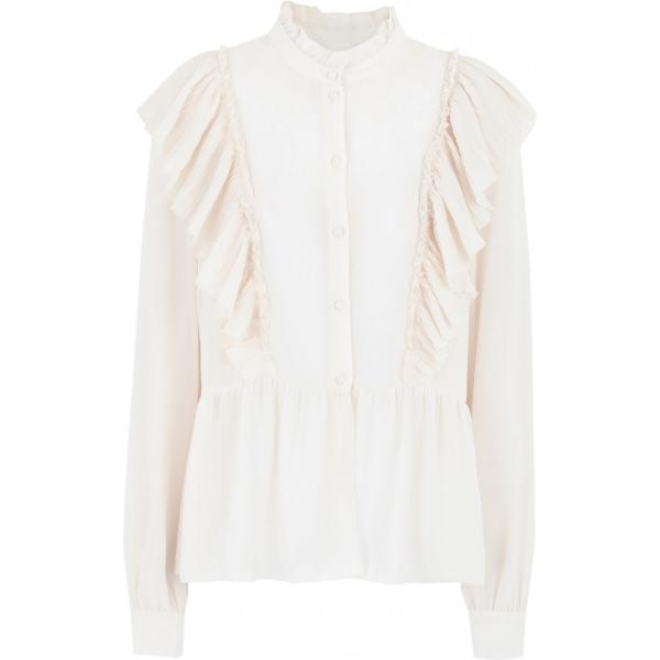 camicie Vero Moda bianco tinta unita