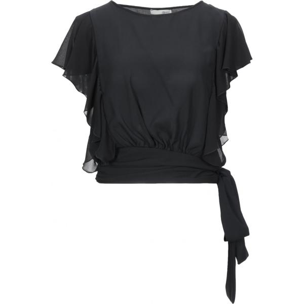bluse Relish nero tinta unita