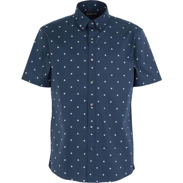 camicie a manica corta Michael Kors Mens blu