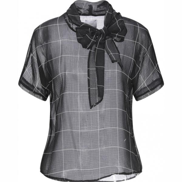 bluse ..,Merci grigio a quadri