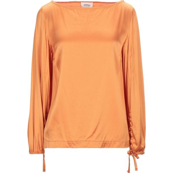 bluse Ottodame arancione tinta unita
