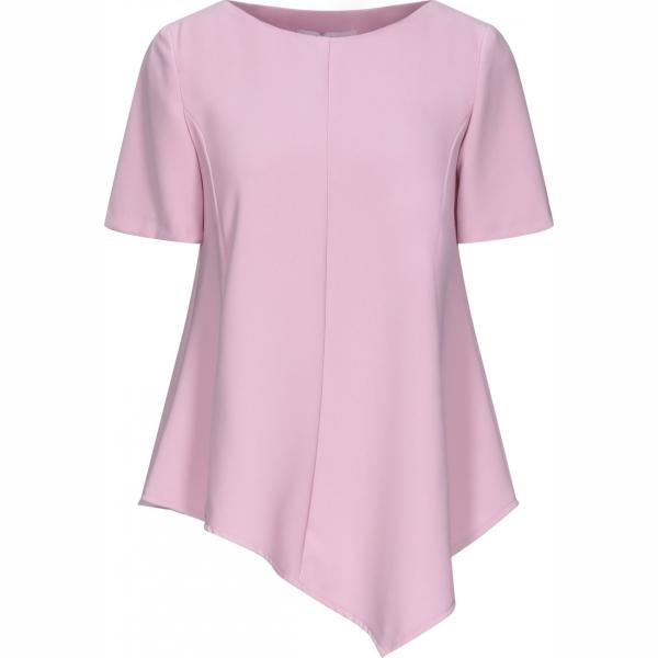 bluse Kaos rosa tinta unita