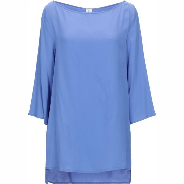 bluse 1-One viola tinta unita