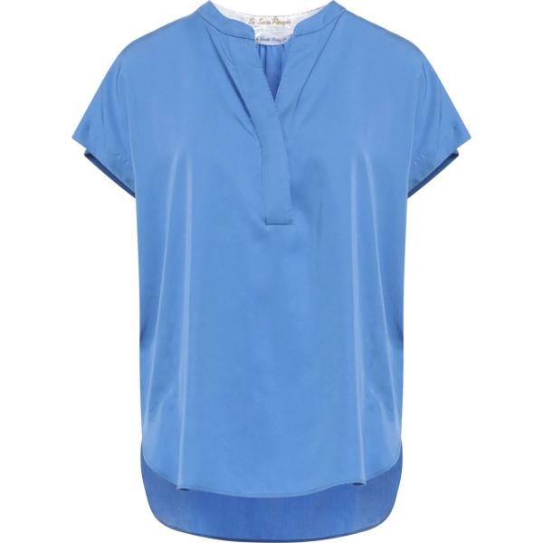 bluse Le Sarte Pettegole blu tinta unita