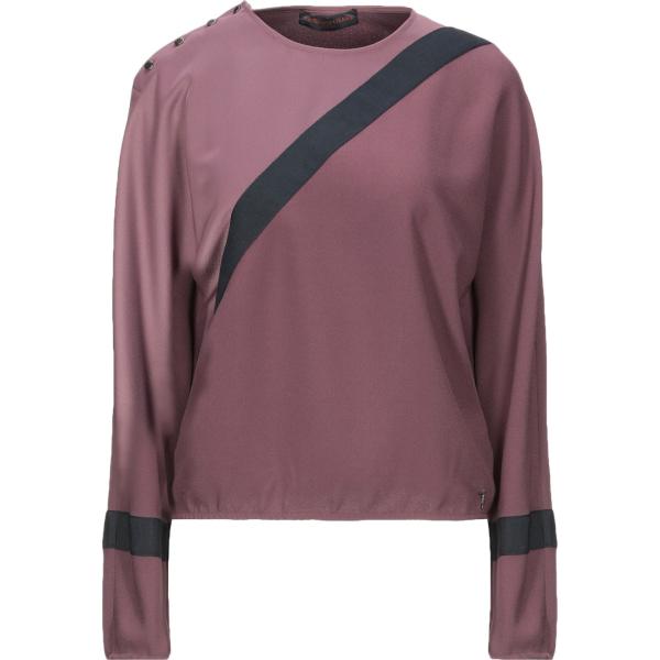 bluse Trussardi Jeans viola tinta unita