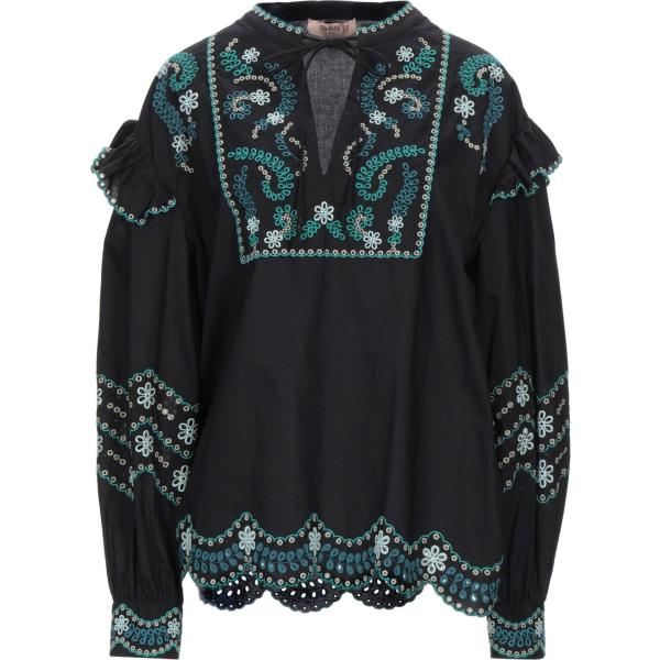 bluse Twinset nero tinta unita