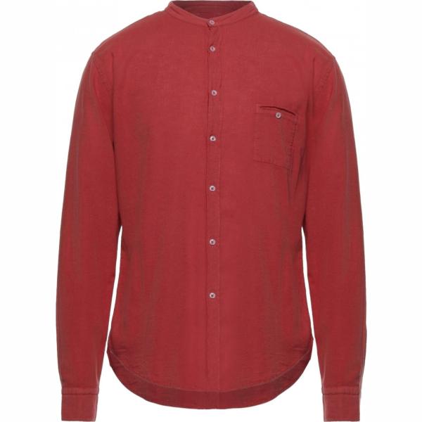 camicie At.p.co rosso tinta unita