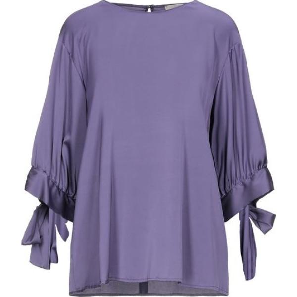 bluse Vicolo viola tinta unita