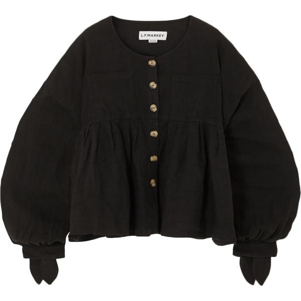 bluse L.f. Markey nero tinta unita