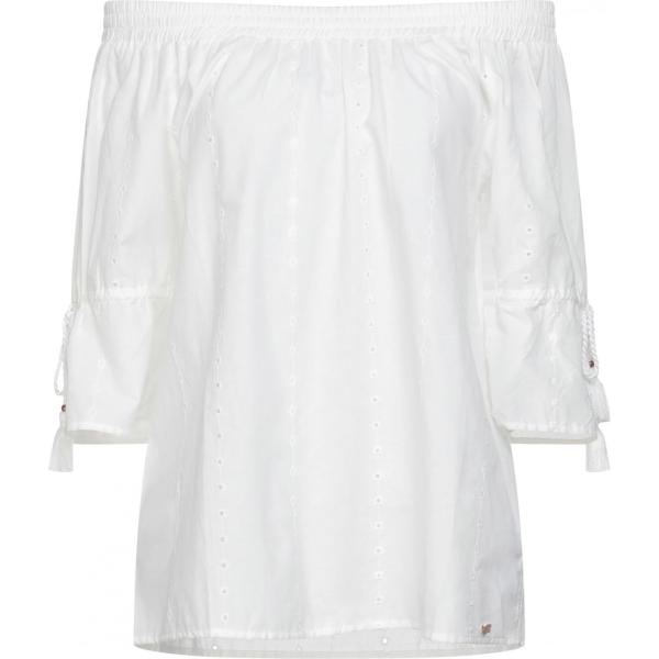 bluse Gas bianco tinta unita