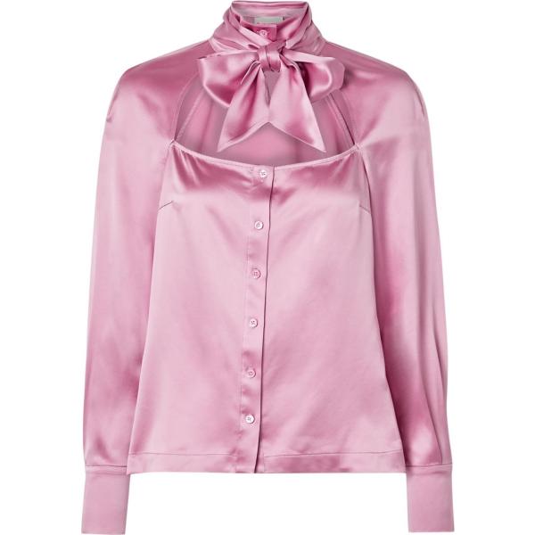 camicie Fleur Du Mal rosa tinta unita