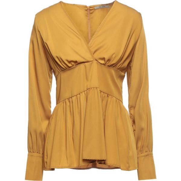 bluse No-Nà marrone tinta unita