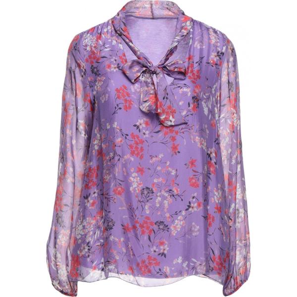 bluse Vanessa Scott viola a fiori