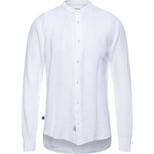 camicie Blauer bianco tinta unita