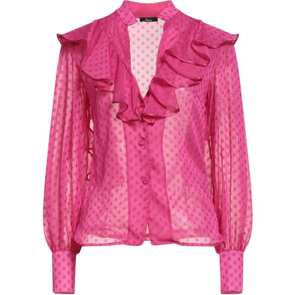 camicie Hanita rosa tinta unita