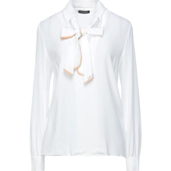 bluse Cristinaeffe bianco tinta unita