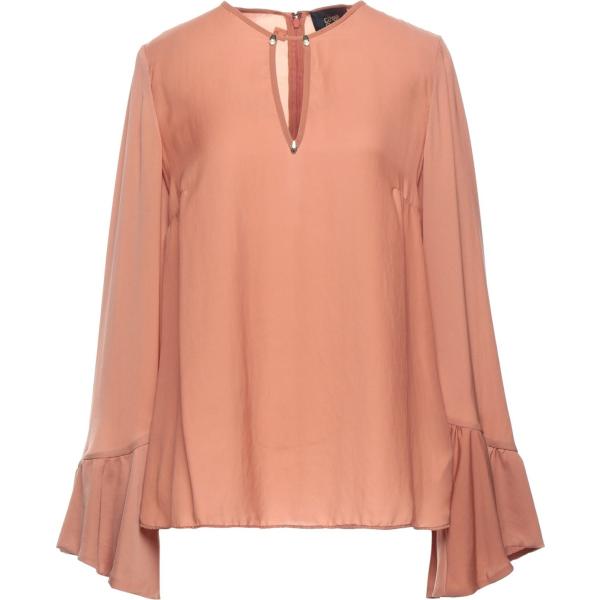 bluse Cavalli Class arancione tinta unita