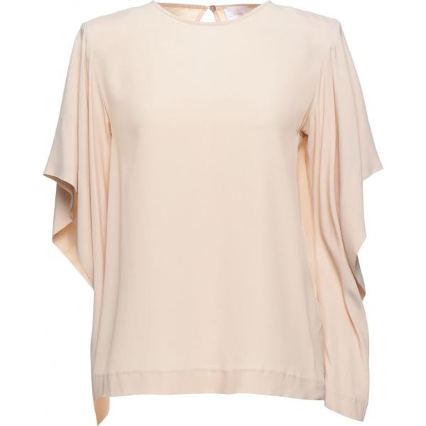 bluse ..,Merci marrone tinta unita