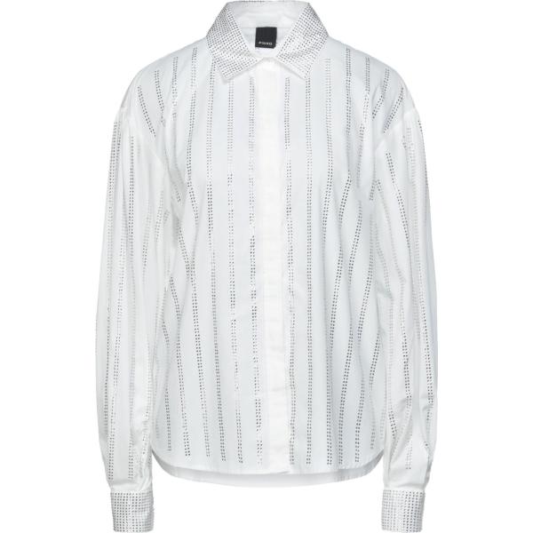 camicie Pinko bianco tinta unita