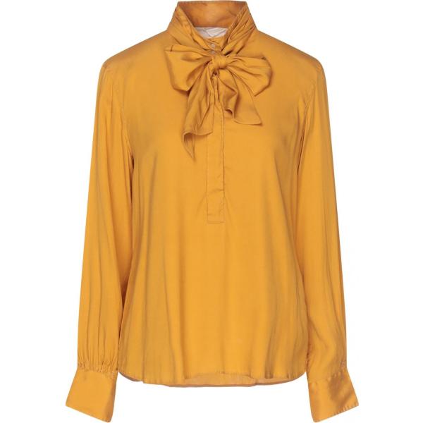 bluse Le Sarte Pettegole arancione tinta unita