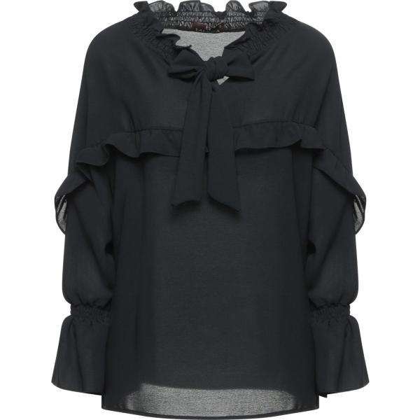 bluse Tantra nero tinta unita