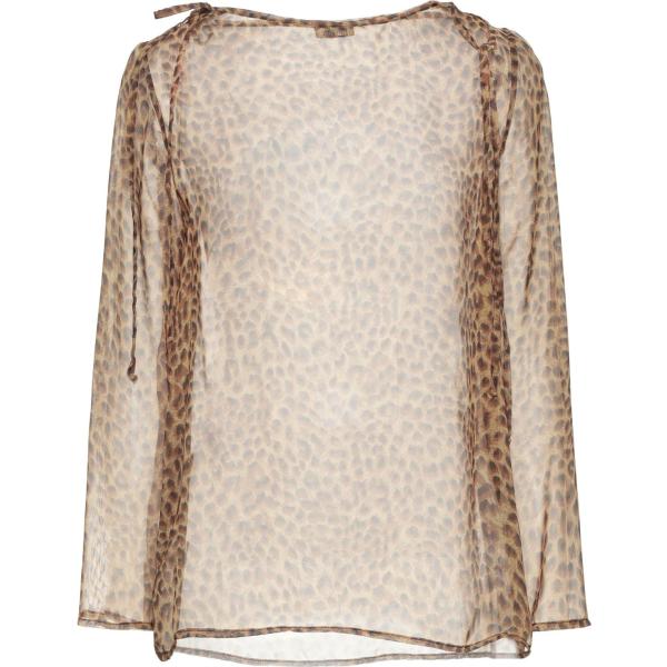 bluse Charlott viola animalier