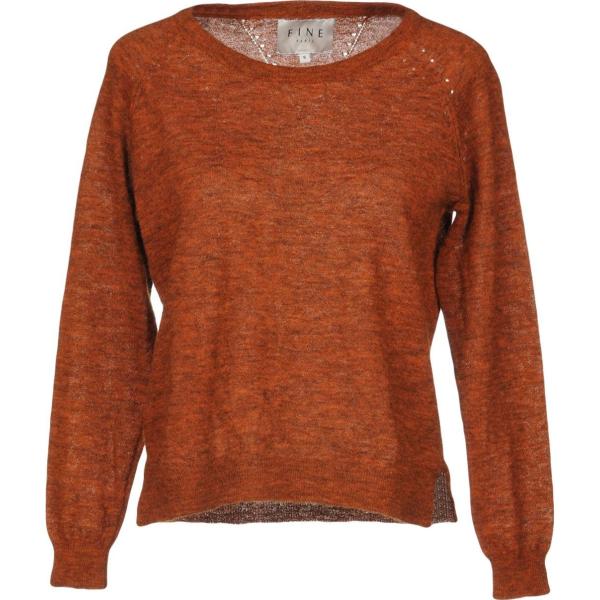 pullover FINE Paris rosso tinta unita