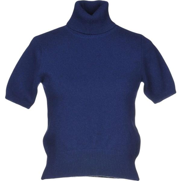 Maglioncino senza tasche lavorato a maglia collo a dolcevita a maniche corte tinta unita Rossopuro tinta unita