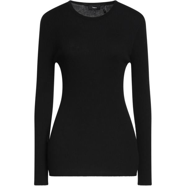 pullovers Theory nero tinta unita