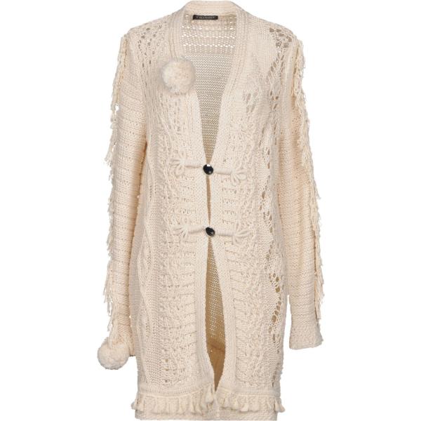 cardigans Twinset marrone tinta unita