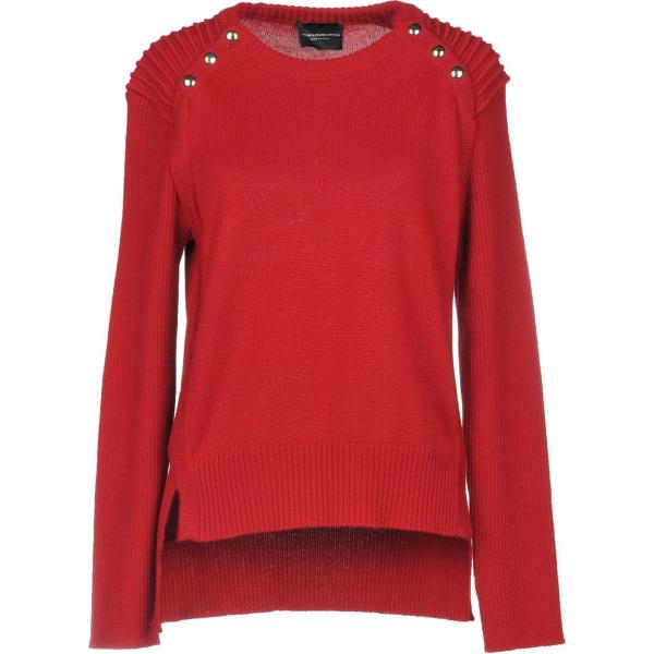 Pullover spacchi laterali lavorato a maglia collo tondo a maniche lunghe tinta unita Atos Lombardini tinta unita