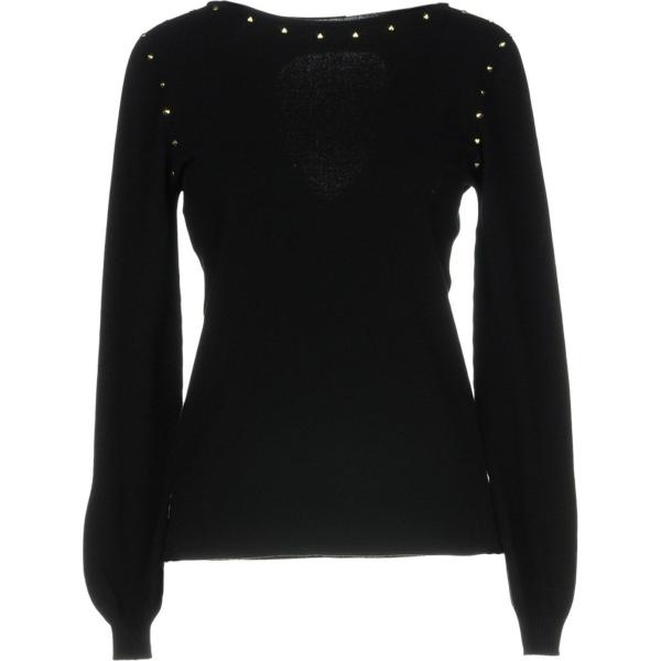 Pullover Twinset nero tinta unita