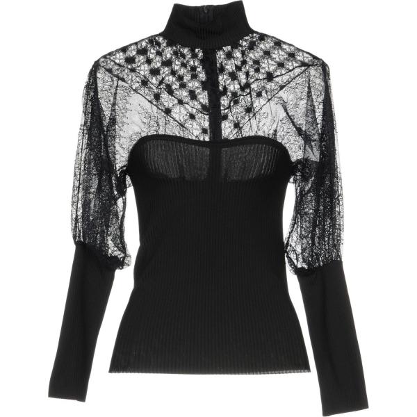 pullovers Pinko nero tinta unita