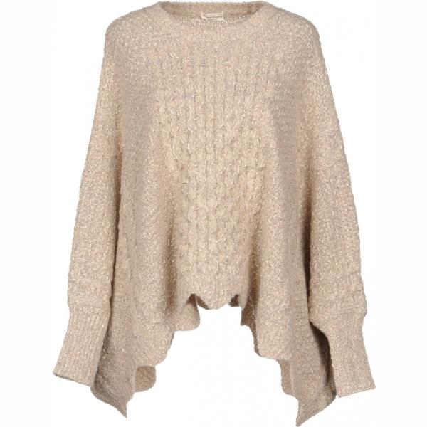 Pullover melange lavorato a maglia collo tondo a maniche lunghe 70% lana Cashmere Company multicolore