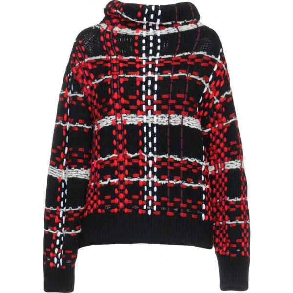 Maglioncino senza tasche contrasto lavorato a maglia collo a dolcevita a maniche lunghe taglia media con zip Rag & Bone scozzese