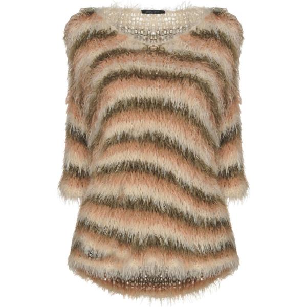 pullovers Roberto Collina bianco a righe