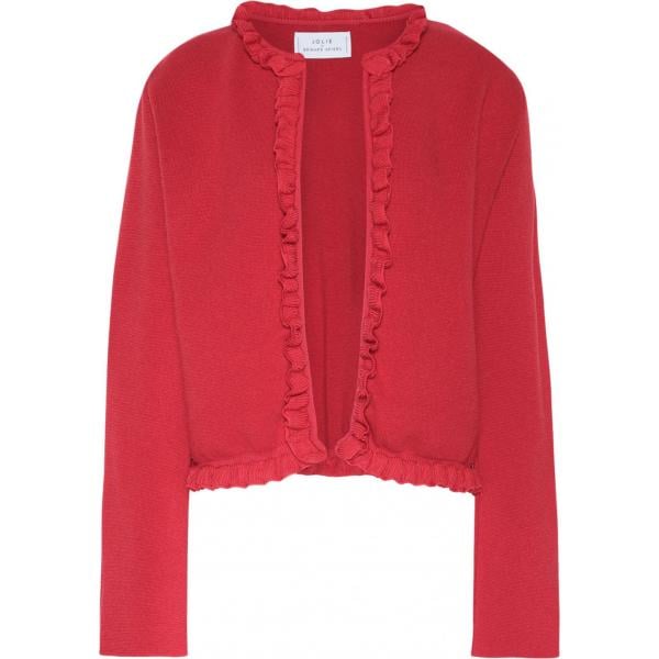 Cardigan senza tasche lavorato a maglia collo tondo a maniche lunghe tinta unita JOLIE by EDWARD SPIERS tinta unita