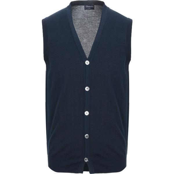 cardigans Drumohr blu tinta unita