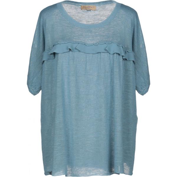 pullovers Annarita N blu tinta unita