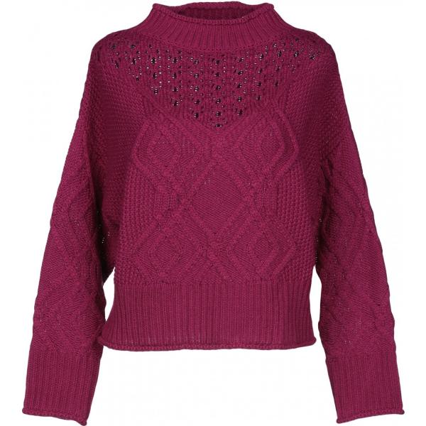 pullovers Guess rosso tinta unita