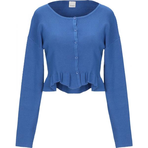cardigans Pinko blu tinta unita
