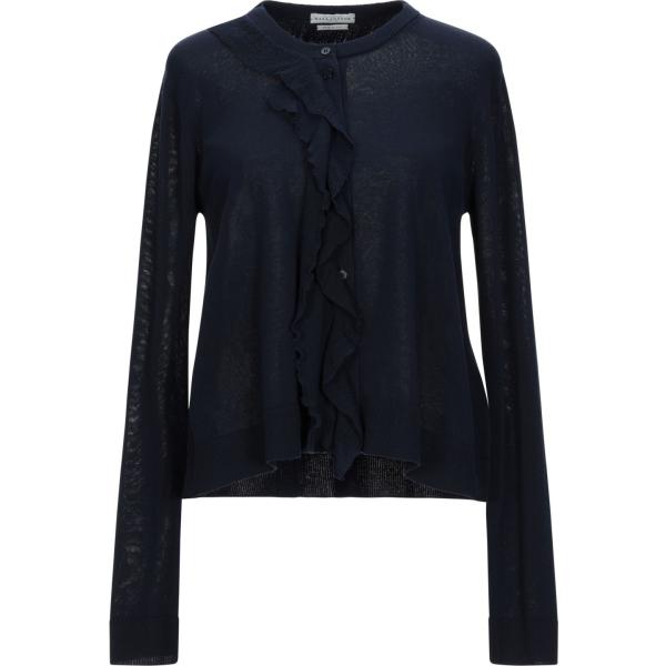 cardigans Ballantyne blu tinta unita