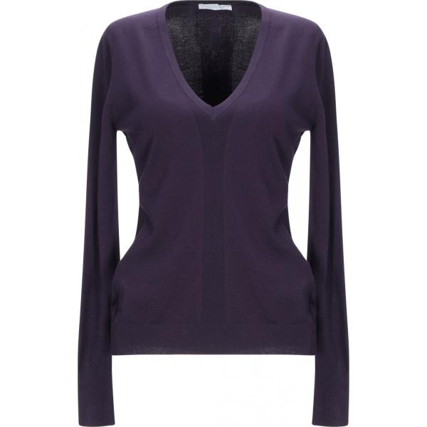 pullovers Versace Collection viola tinta unita