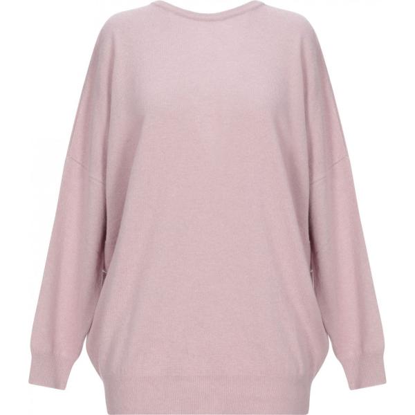 pullover European Culture rosa tinta unita