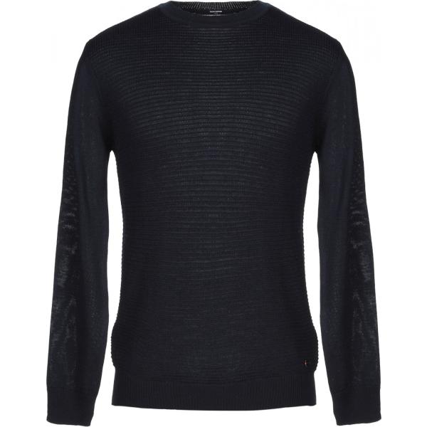 Pullover senza tasche lavorato a maglia collo tondo a maniche lunghe tinta unita Takeshy Kurosawa tinta unita
