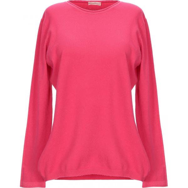 pullovers Cashmere Company rosso tinta unita