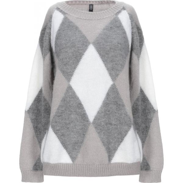 pullovers Eleventy grigio geometrica