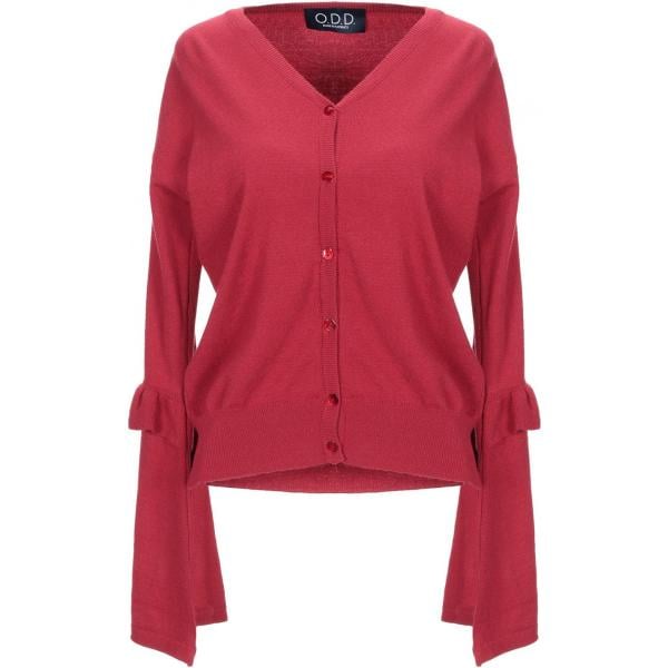 Cardigan senza tasche lavorato a maglia a maniche lunghe in mohair tinta unita O.d.d.  Objets De Desir tinta unita