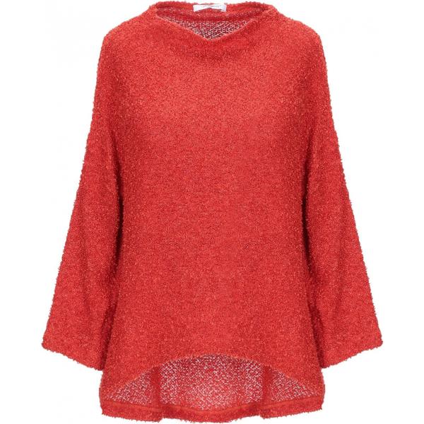pullovers Cristinaeffe rosso tinta unita