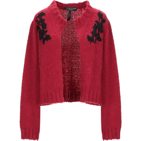 cardigans Christies À Porter rosso tinta unita